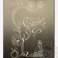 Antonín Dvořák with his daughter Magdalena