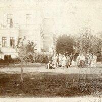 Antonín Dvořák se skupinou příbuzných a přátel na Vysoké