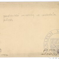 Pohřební průvod Antonína Dvořáka - představitelé univerzity