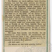 Pohlednice s fotoportrétem Antonína Dvořáka