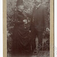 Antonín Dvořák with his wife Anna in Leeds
