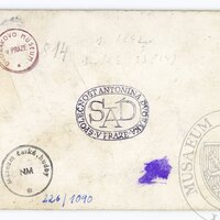 Antonín Dvořák s chotí Annou v Německém Brodě