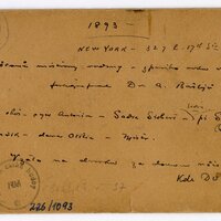 Antonín Dvořák s rodinou a přáteli v New Yorku