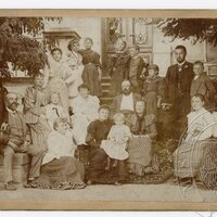 Antonín Dvořák s rodinou a přáteli na Vysoké