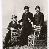 Dvořákovo trio r. 1892, Ferdinand Lachner, Antonín Dvořák a Hanuš Wihan