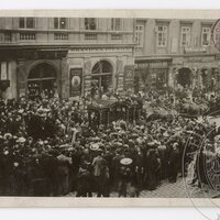 Antonín Dvořák's funeral cortège