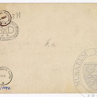 Pohřební průvod Antonína Dvořáka - představitelé univerzity