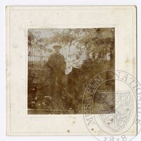 Antonín Dvořák with his wife Anna and grandson Josef Suk