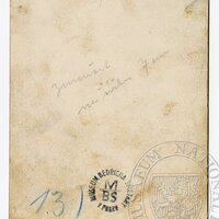 Antonín Dvořák with his daughter Magdalena