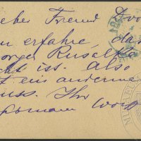 Correspondence slip