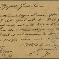 Correspondence slip