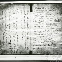 Photocopy of a letter